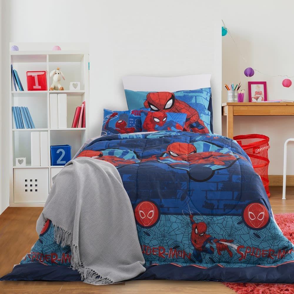 Plumón Microfibra Infantil 1.5 Plazas Spider Man-2