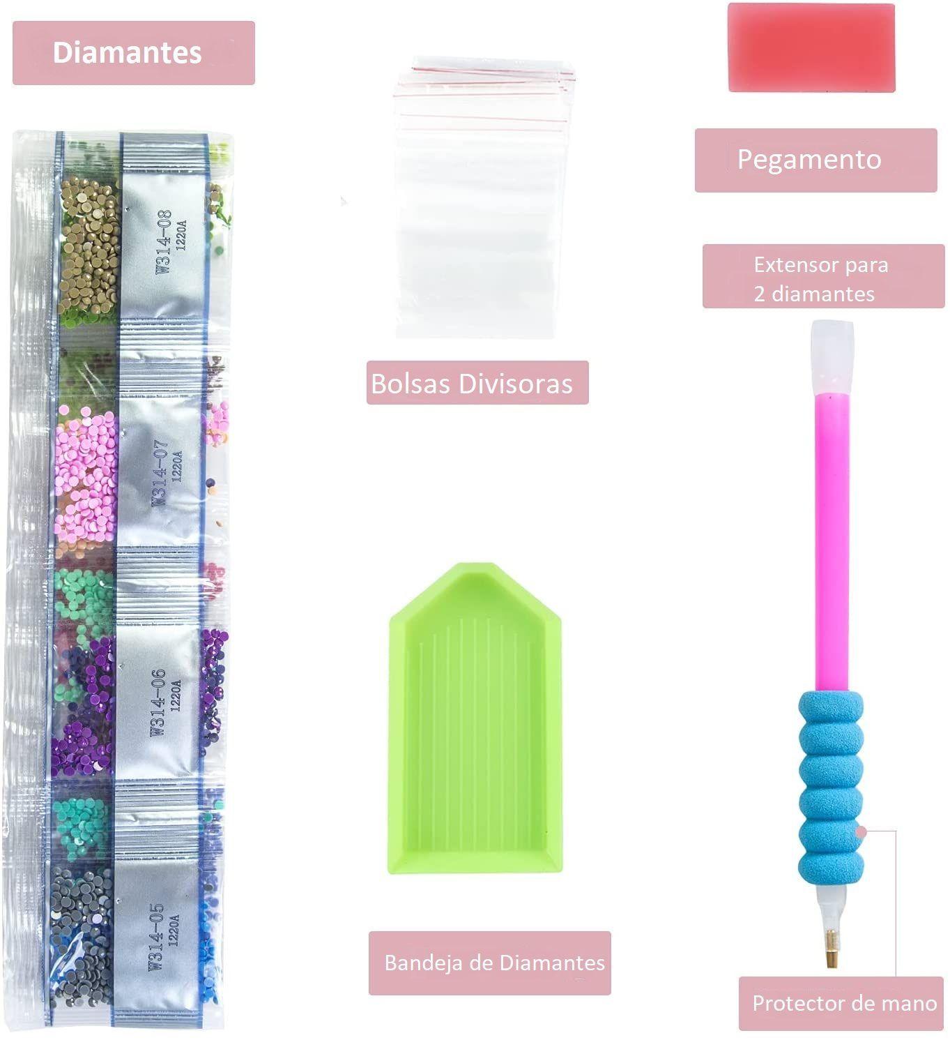 Kit Pintura de Diamante Leopardo-2