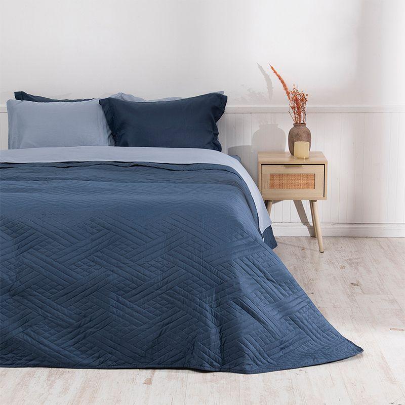 Set Quilt Liso + Sabana 2.0 Plazas Mashini-1