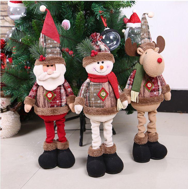 Muñecos de Navidad Extensibles Mono de nieve-4