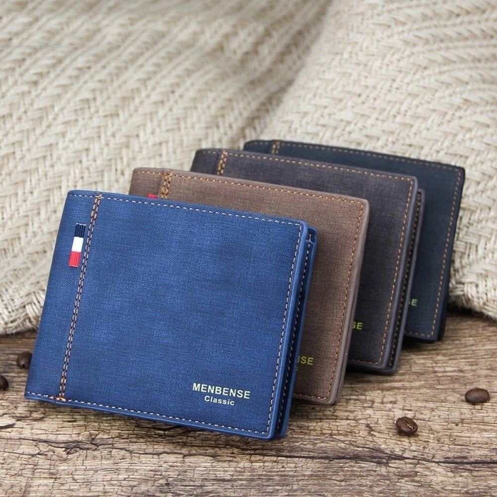Billetera Para Hombre Menbense Classic Café Claro-1