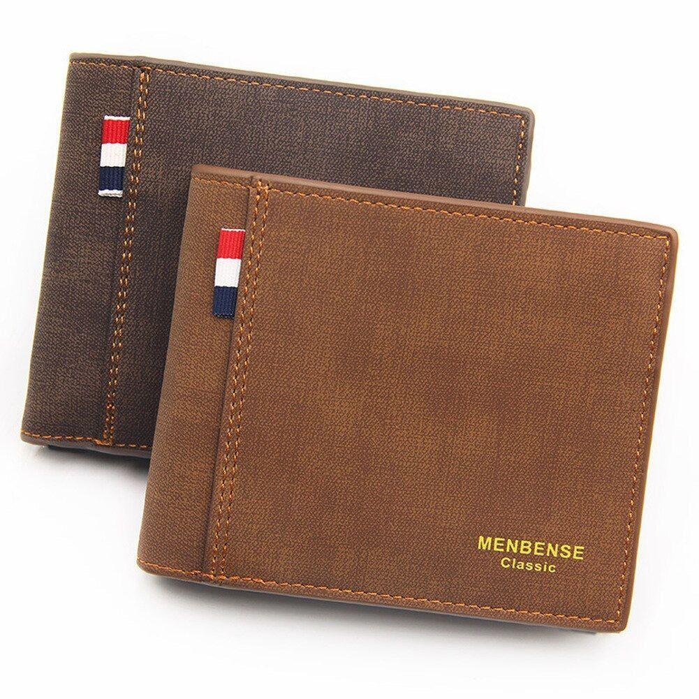 Billetera Para Hombre Menbense Classic Café Claro-3