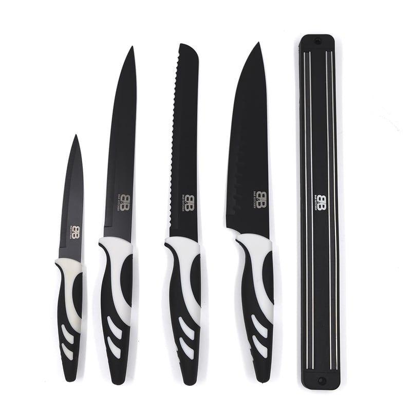 Set de 4 Cuchillos con Barra Magnética B&B Kitchen-2