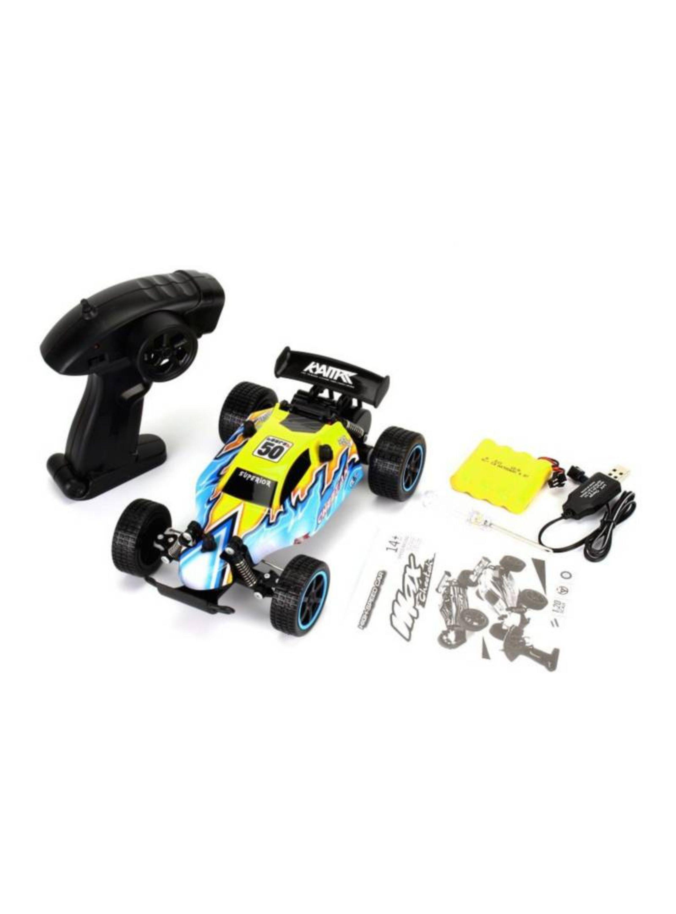 Auto Control Remoto Recargable Mad Runner Amarillo-2