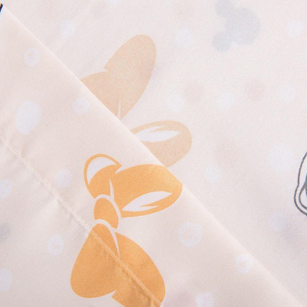 Juego de Sabanas Infantiles Microfibra 1,5 Plazas Minnie Beige-1