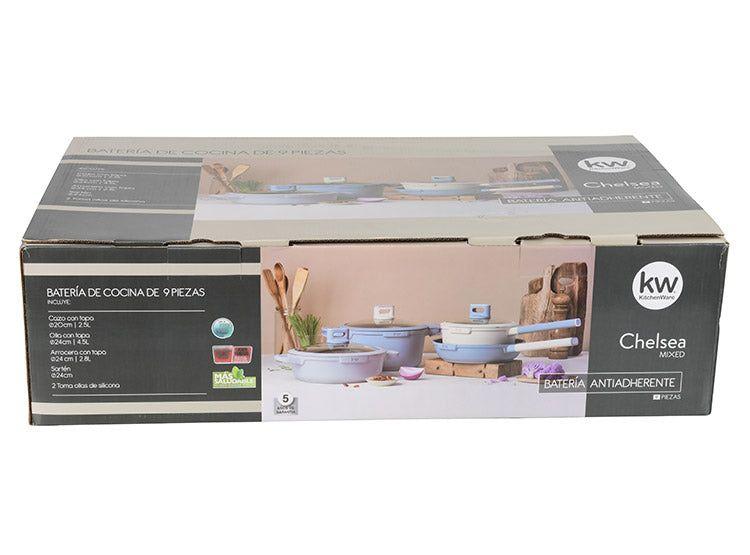 Batería de Cocina Chelsea 9 Piezas – Aluminio Fundido-6