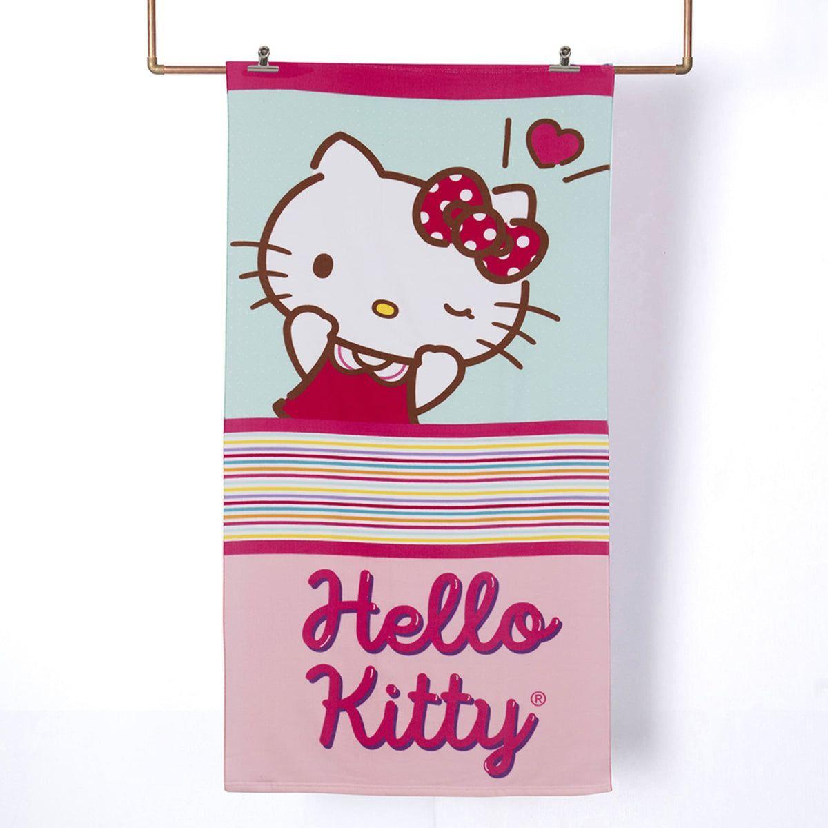 Set de toalla 70x140 cms + Lentes de agua Hello Kitty Raya-3