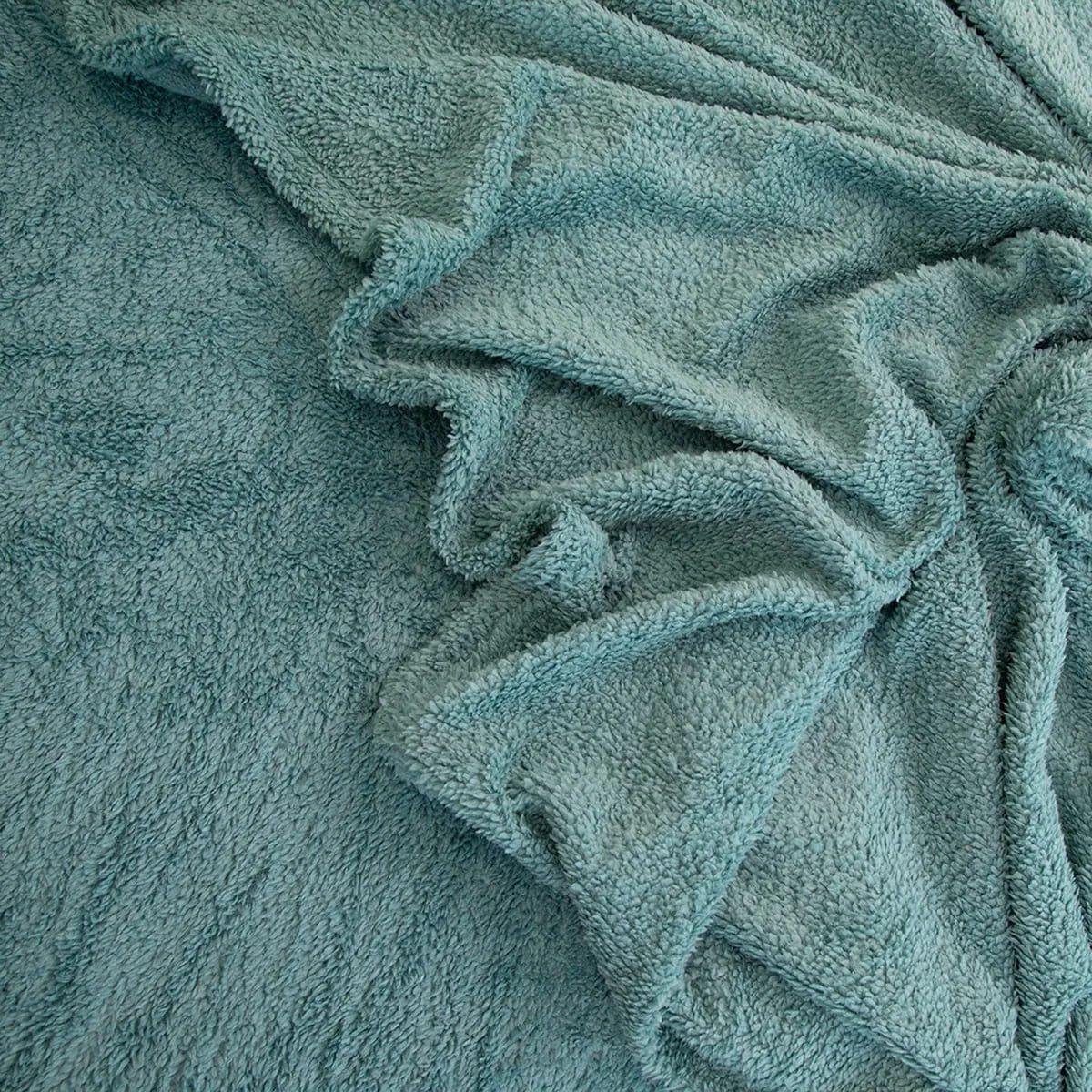 Juego De Sabanas Chiporro Lisa 1.5 PL Termica Doral Turquesa-3