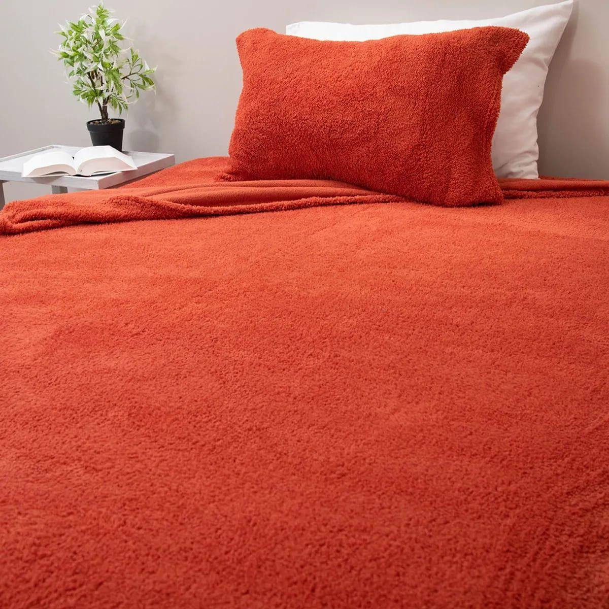 Juego De Sabanas Chiporro Lisa 1.5 PL Termica Doral Rojo-2