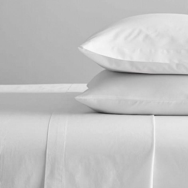 Juego de sábanas 300 hilos Liso Super KING 100 % Algodón-3
