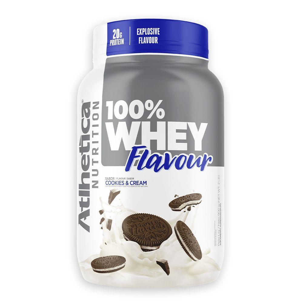 PROTEÍNA 100% WHEY FLAVOUR - 2 LIBRAS - COOKIES & CREAM-0
