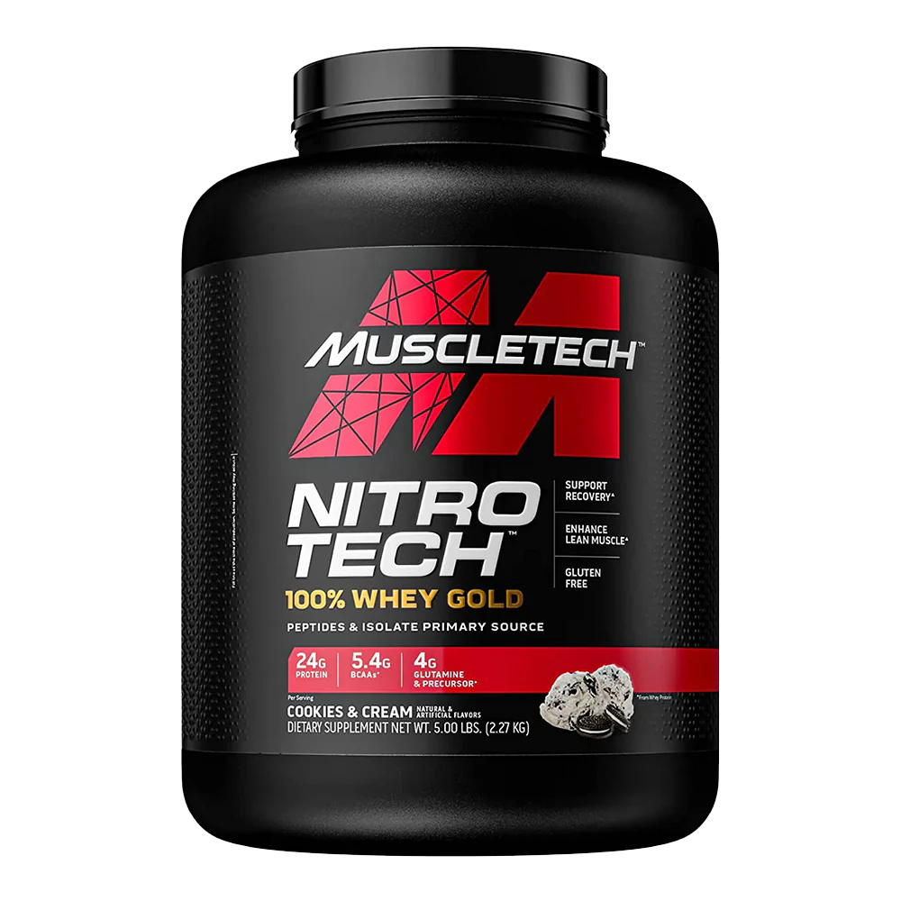 100% WHEY GOLD NITROTECH - 5 LIBRAS - COOKIES AND CREAM-0