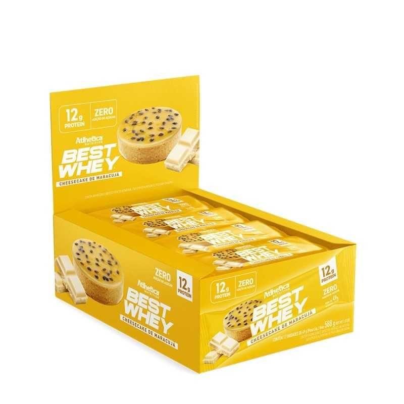 Barras de Proteína Best Whey 12G Atlhetica Nutrition Cheescake De Maracuyá 12 un-0