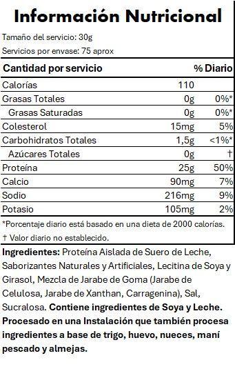 PROTEÍNA ISO WHEY - 5 LIBRAS - CHOCOLATE-2
