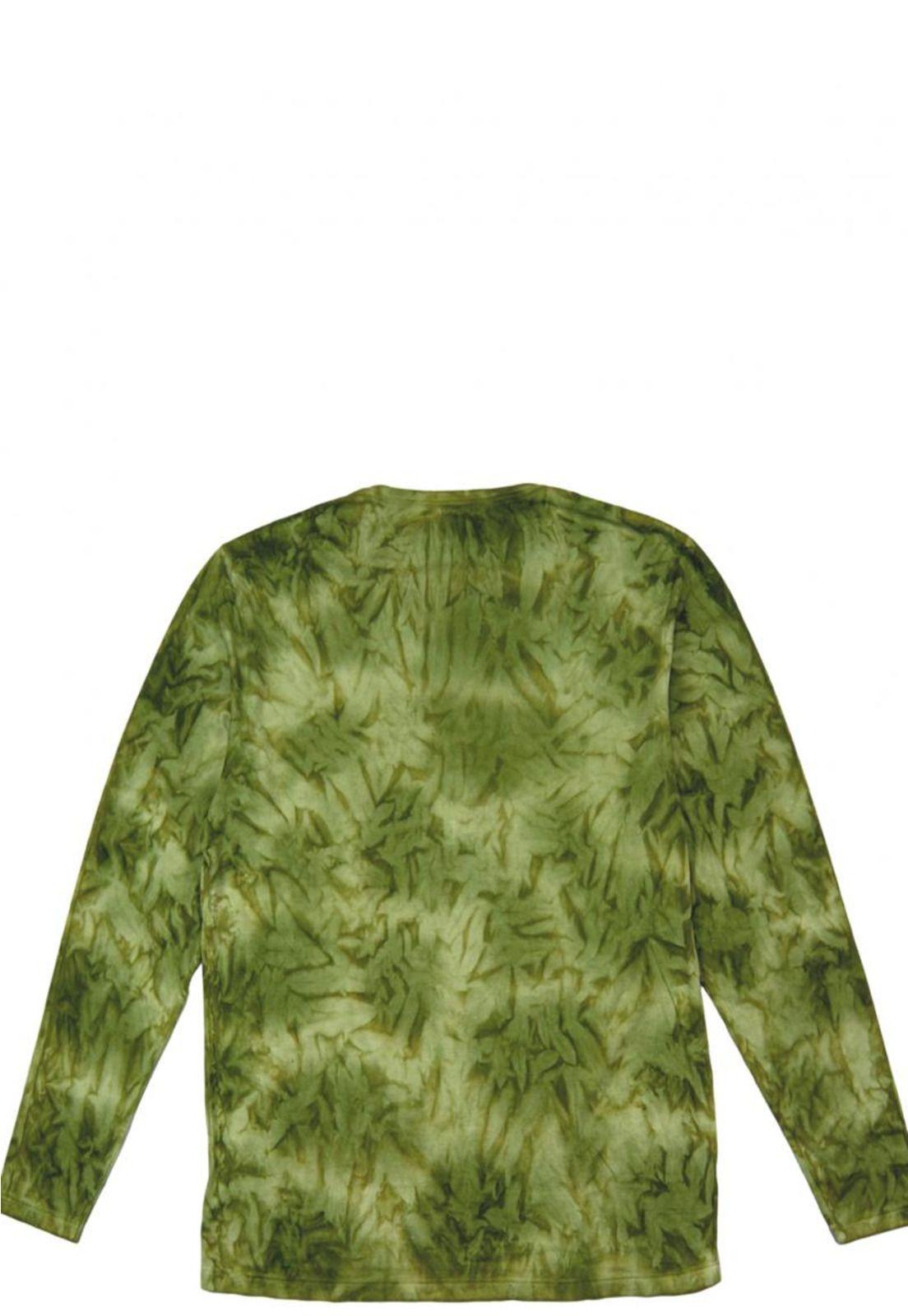 Polera Manga Larga Tie-Dye Verde Falcone-1