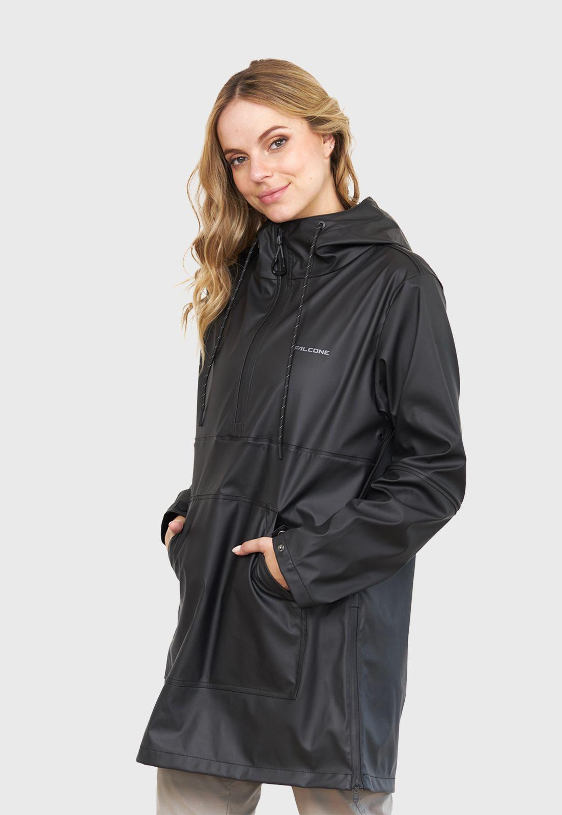 Chaqueta Impermeable Walking Patrol Mujer Black Falcone-2