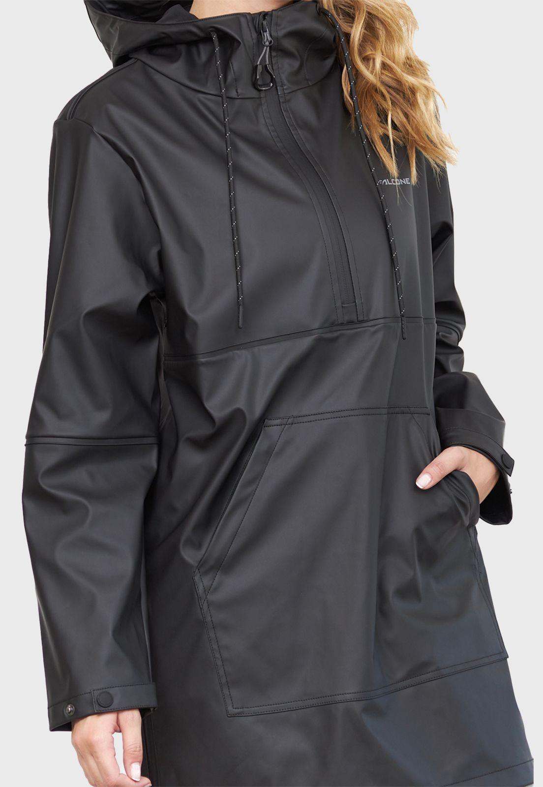 Chaqueta Impermeable Walking Patrol Mujer Black Falcone-3