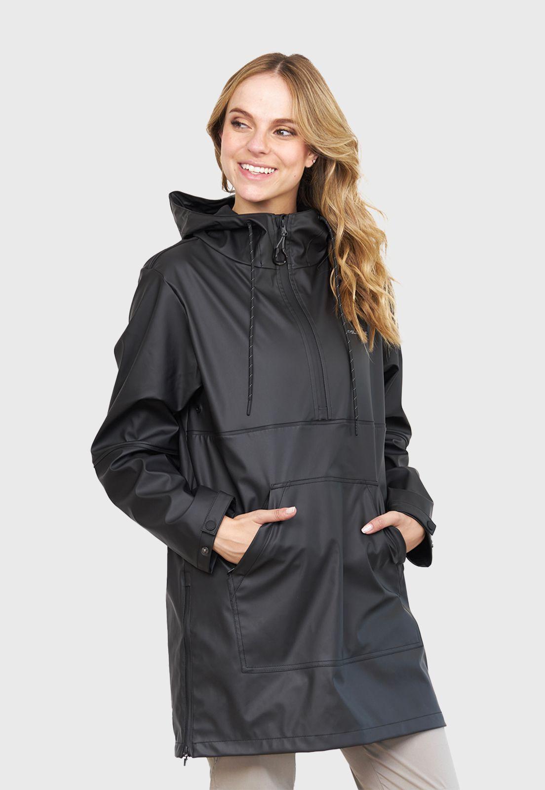 Chaqueta Impermeable Walking Patrol Mujer Black Falcone-1
