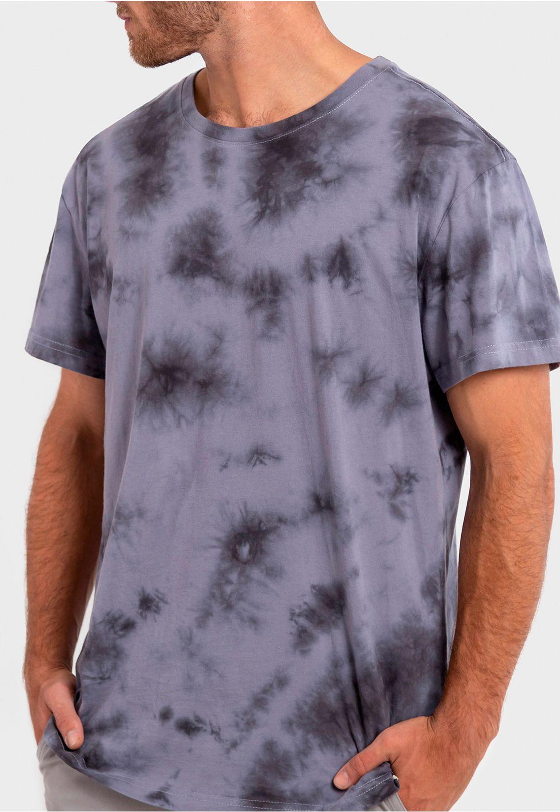 Polera Orgánica Tie Dye Negro Falcone-4
