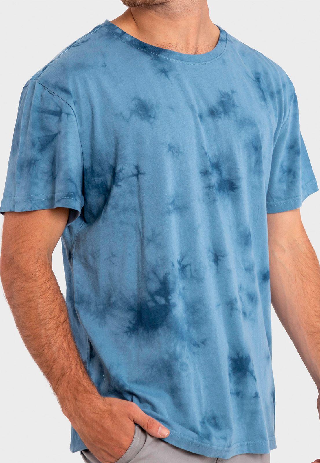 Polera Orgánica Tie Dye Azul Falcone-4