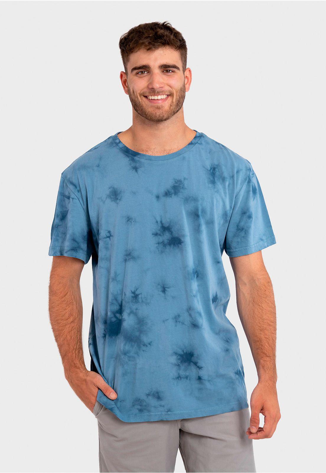 Polera Orgánica Tie Dye Azul Falcone-0