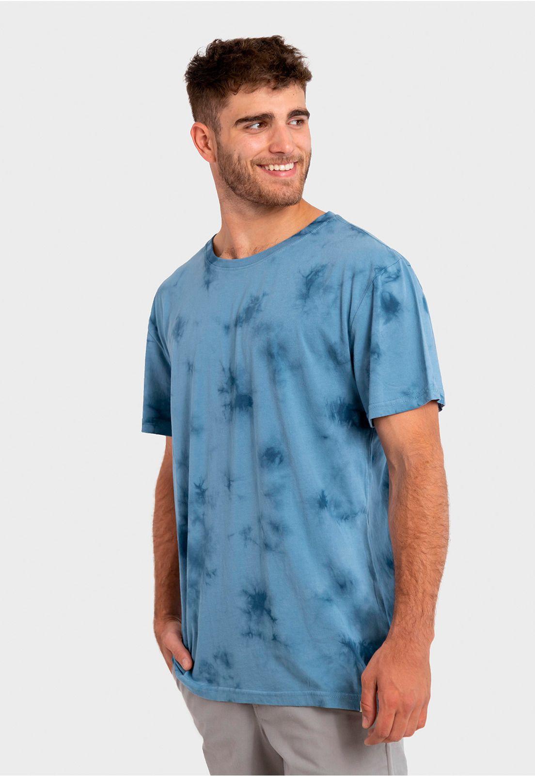 Polera Orgánica Tie Dye Azul Falcone-1