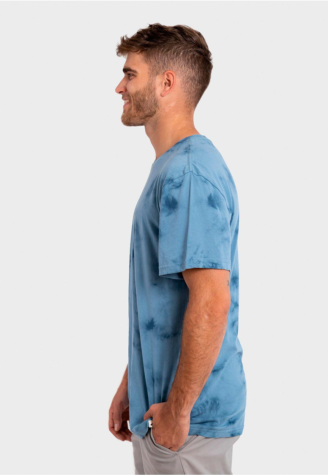 Polera Orgánica Tie Dye Azul Falcone-3