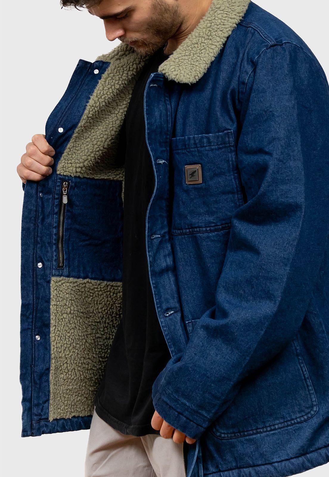 Chaqueta Jeans Chiporro Perambulate Azul Oscuro Falcone-2
