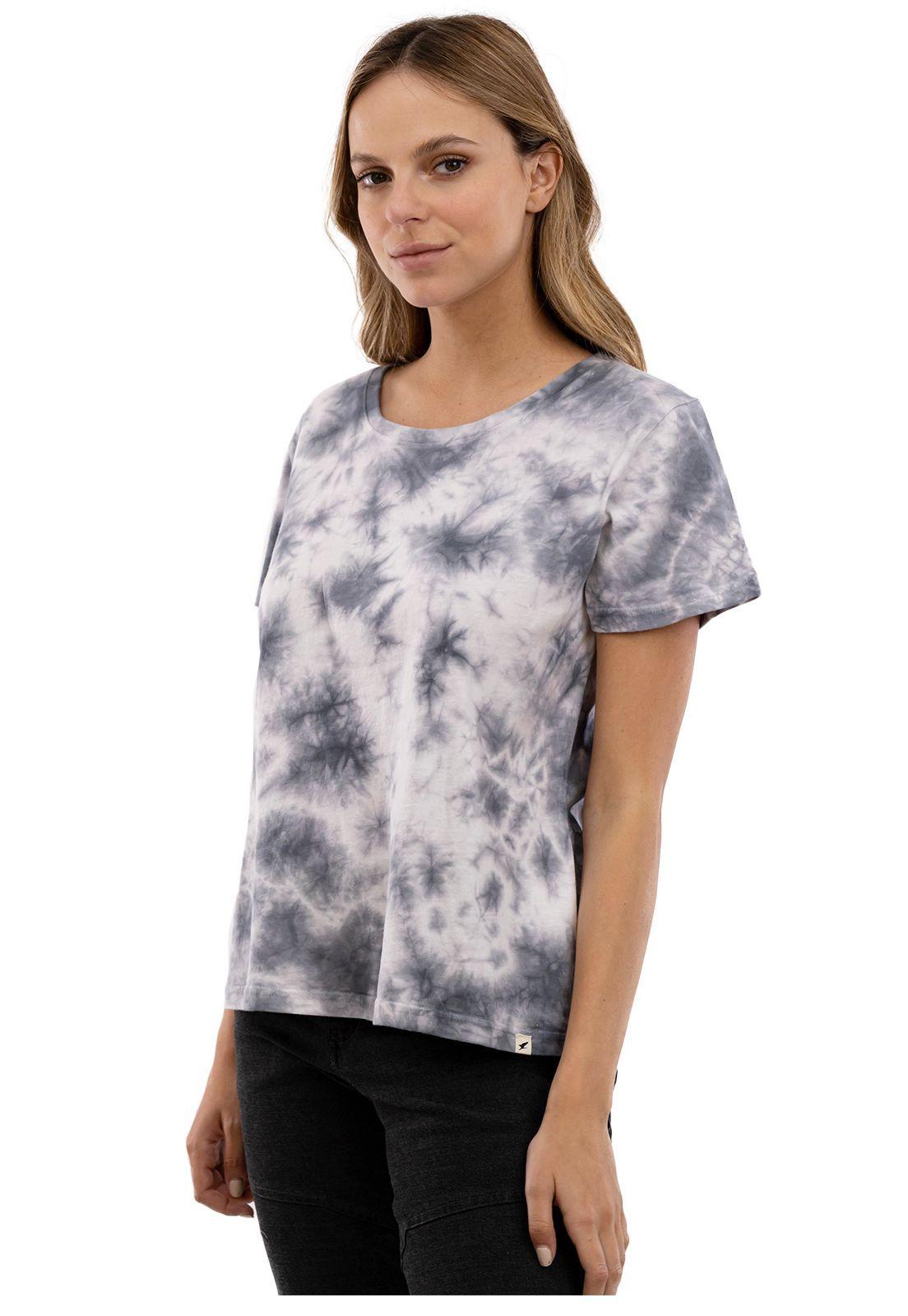 Polera Orgánica Tie-Dye Blanco Falcone -1