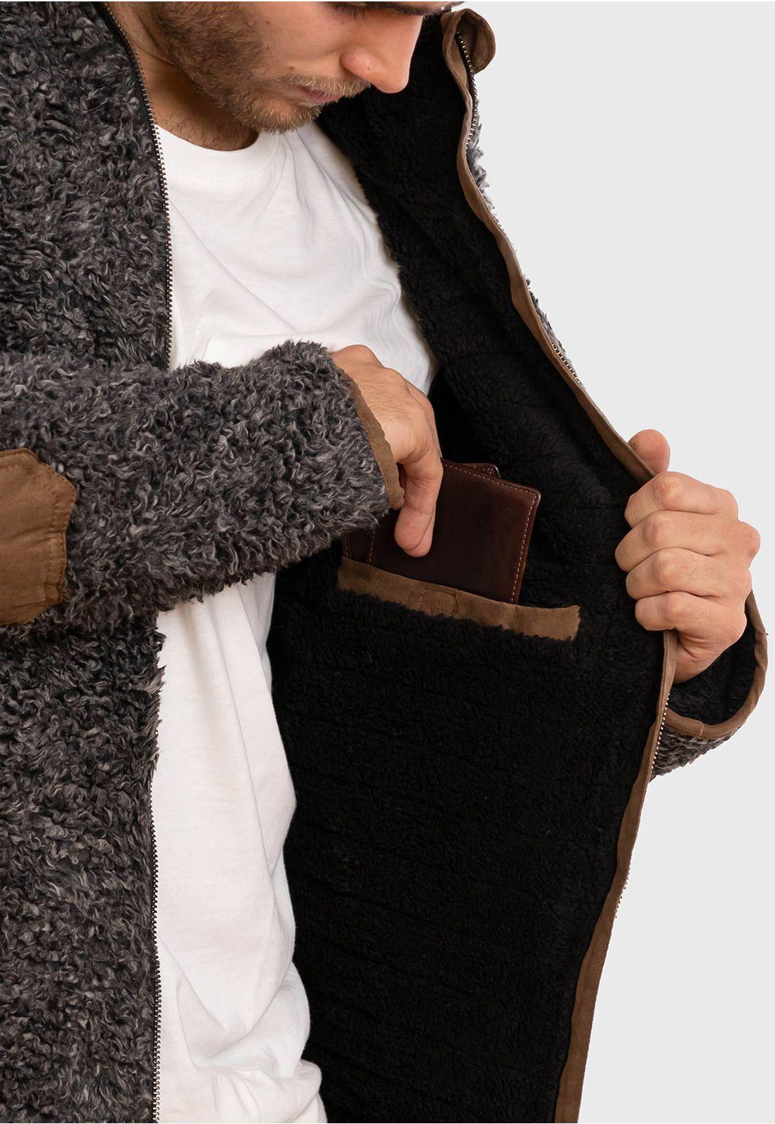 Chaqueta Chiporro Clásica Negro Melange.-7