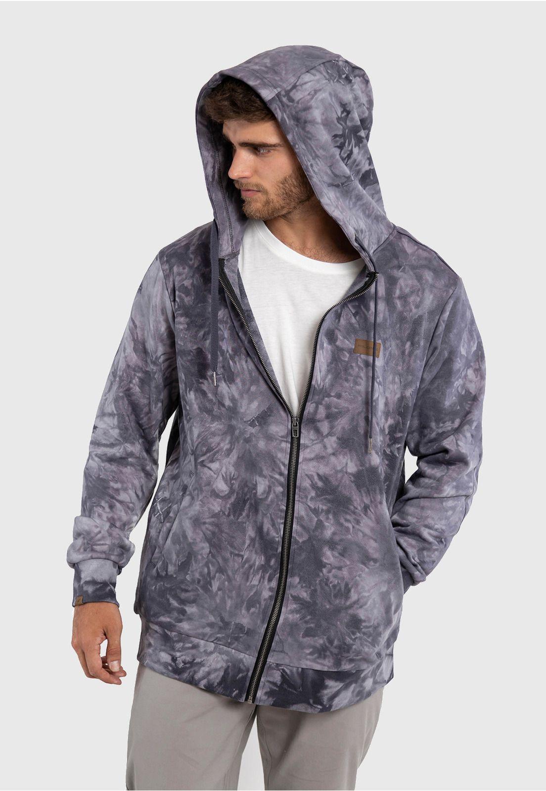 Polerón Tie-Dye Wild Gris Falcone  -0