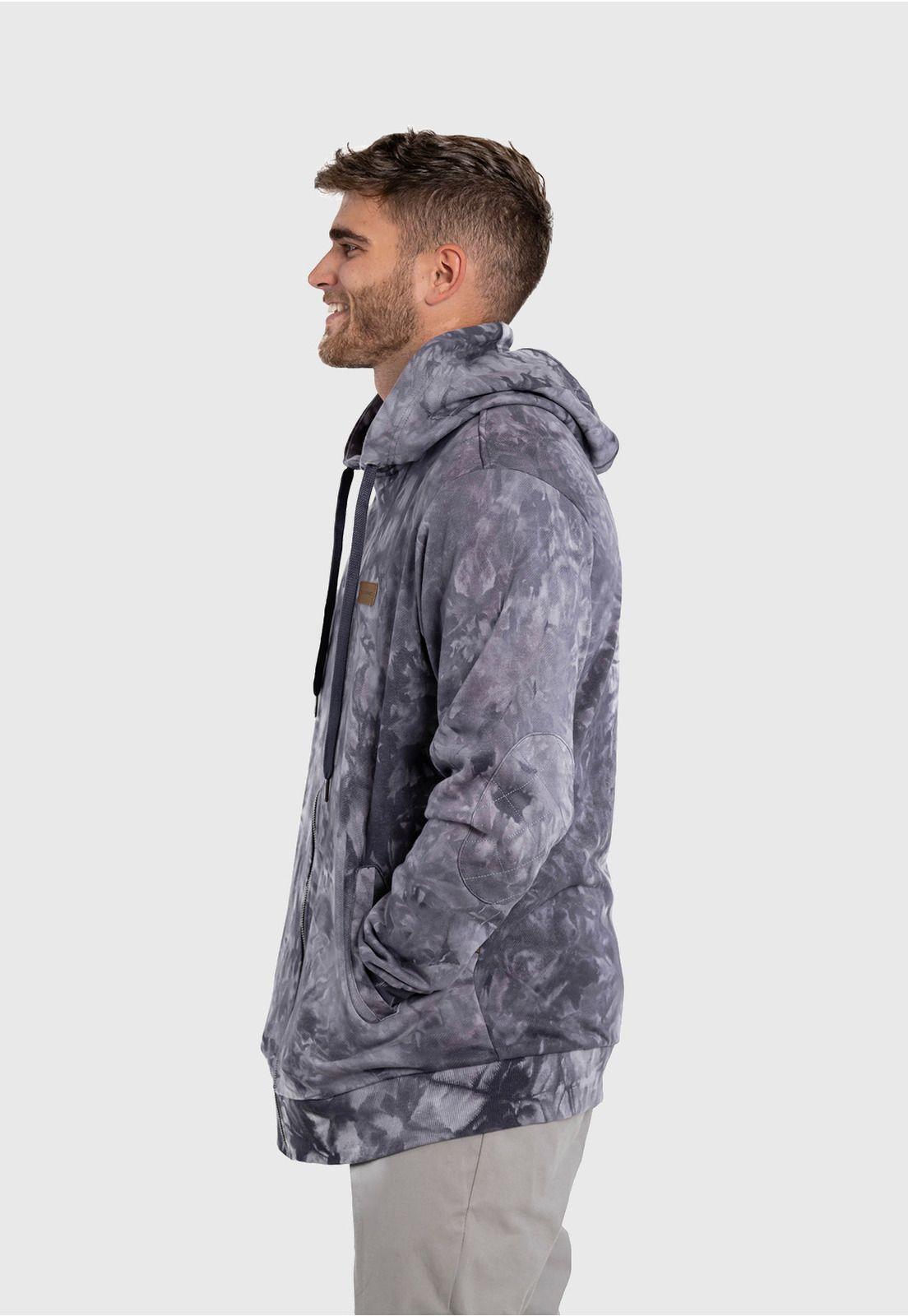 Polerón Tie-Dye Wild Gris Falcone  -2