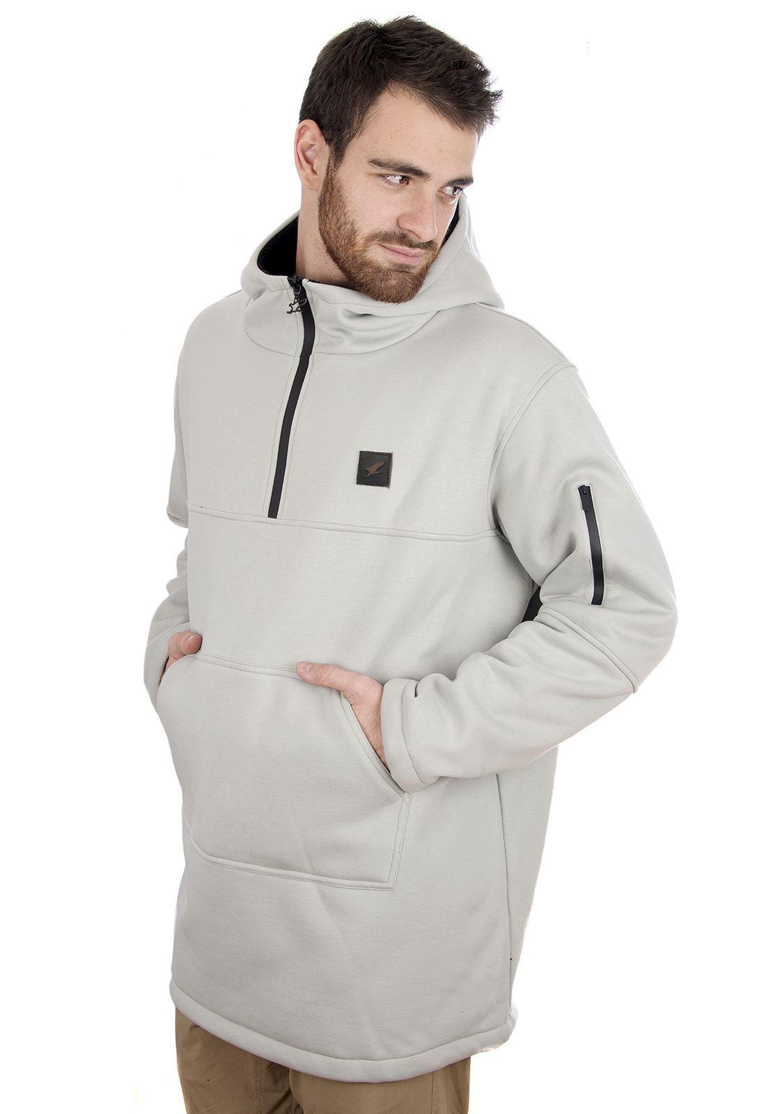 Polerón Oversize Walking Patrol Gris Claro Falcone-1