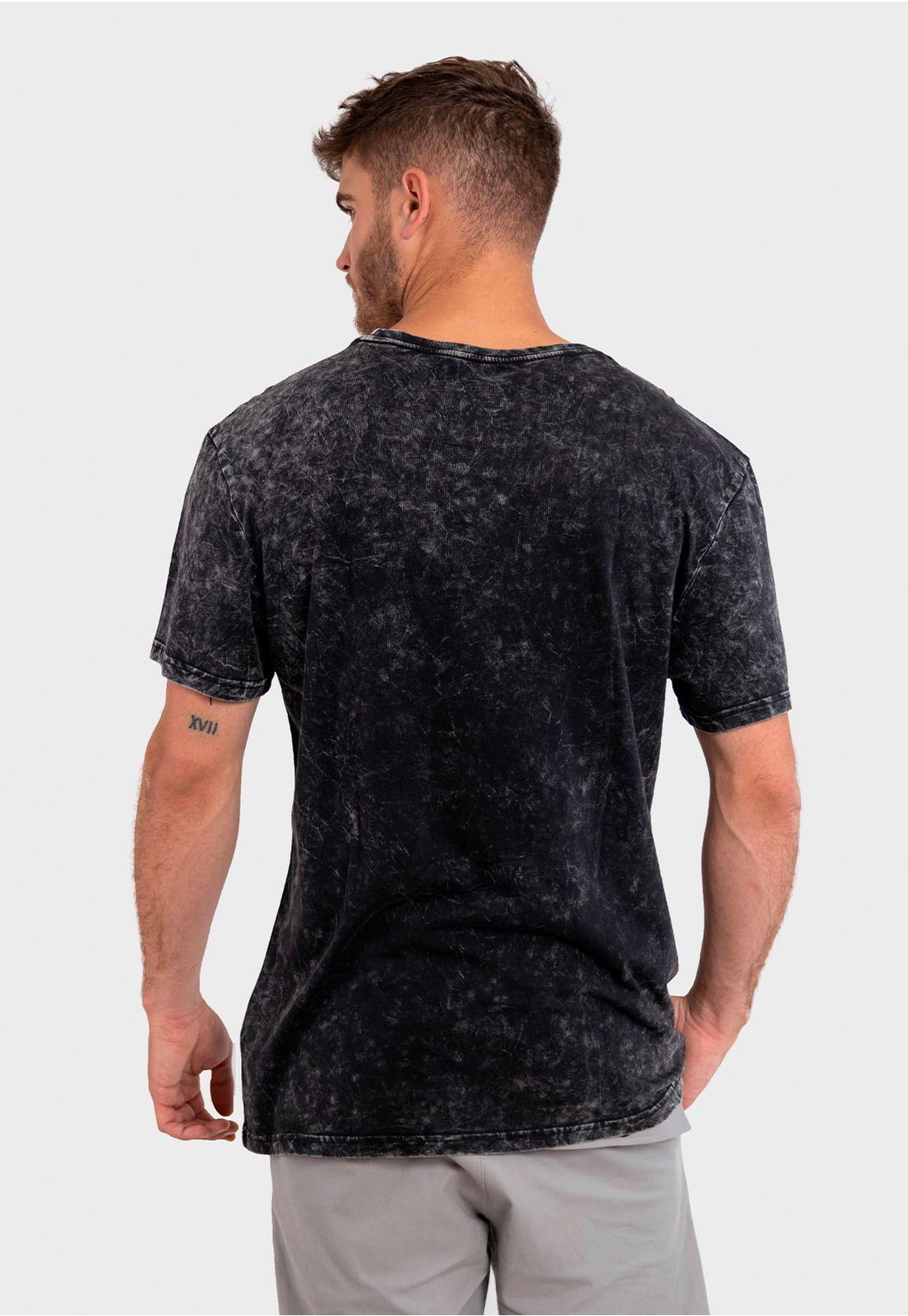 Polera Orgánica Less Routine Negro Falcone-2