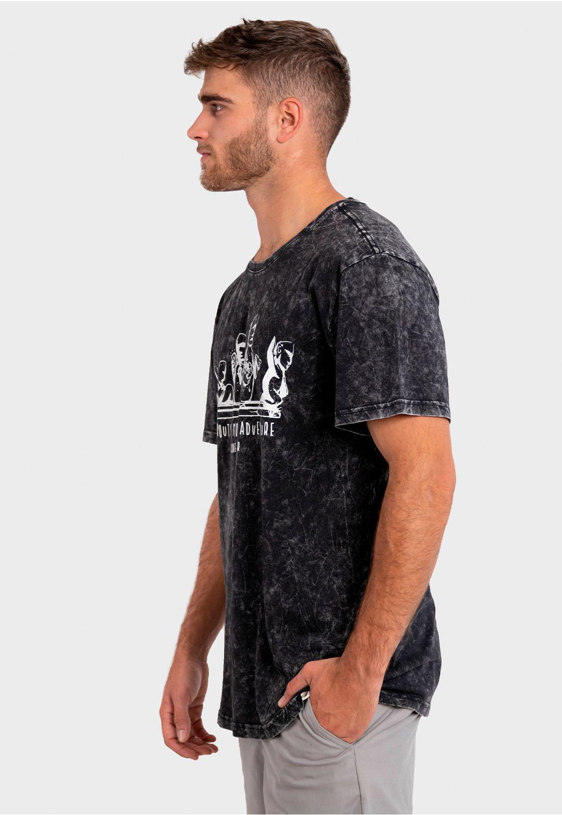 Polera Orgánica Less Routine Negro Falcone-3