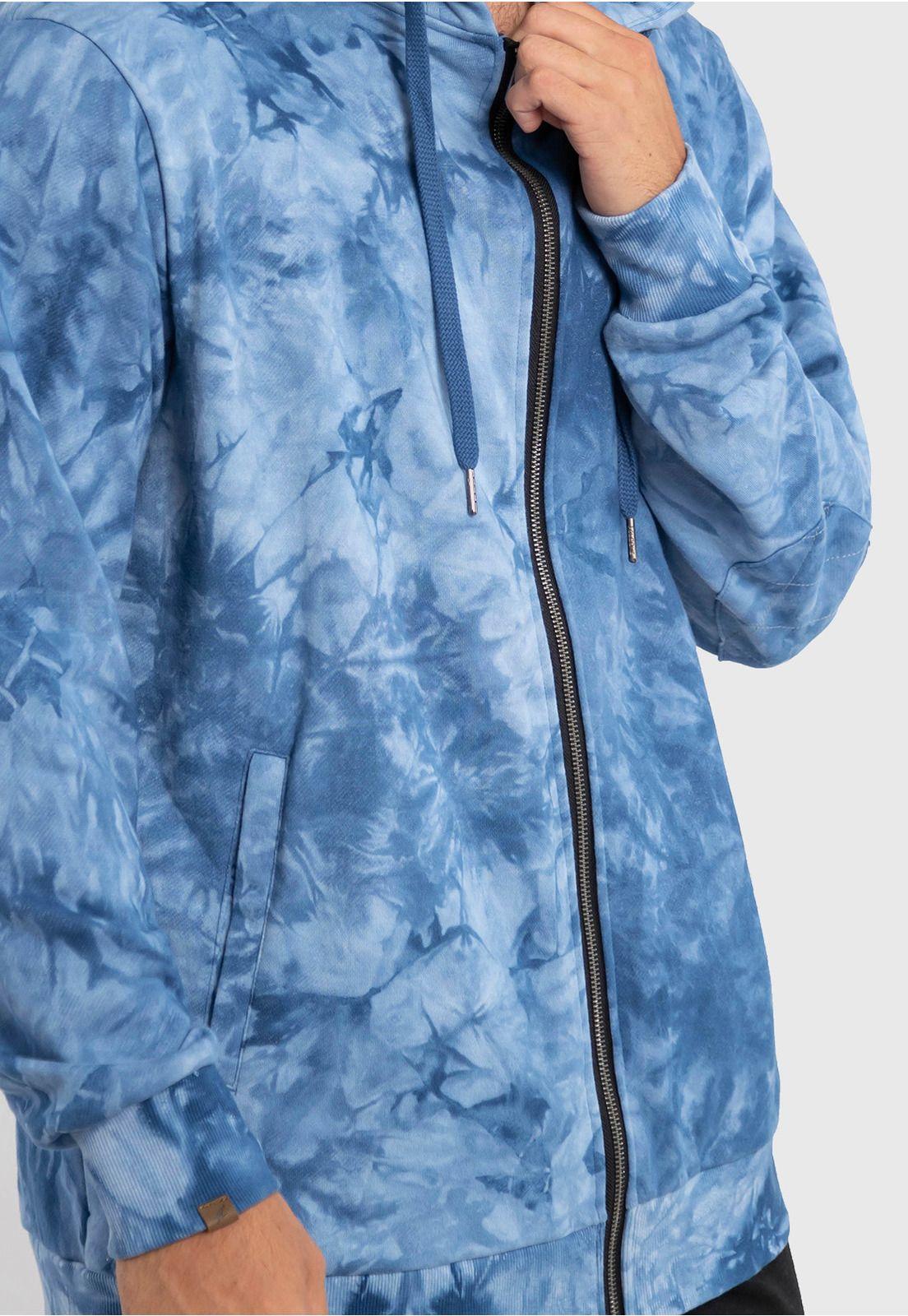 Polerón Tie-Dye Wild Azul Falcone  -4