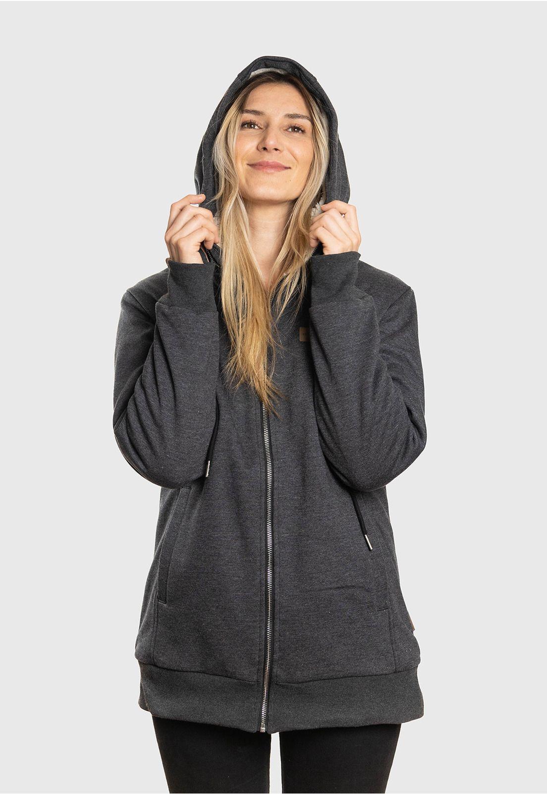 Polerón con Sherpa Ride Season V2 Mujer-4