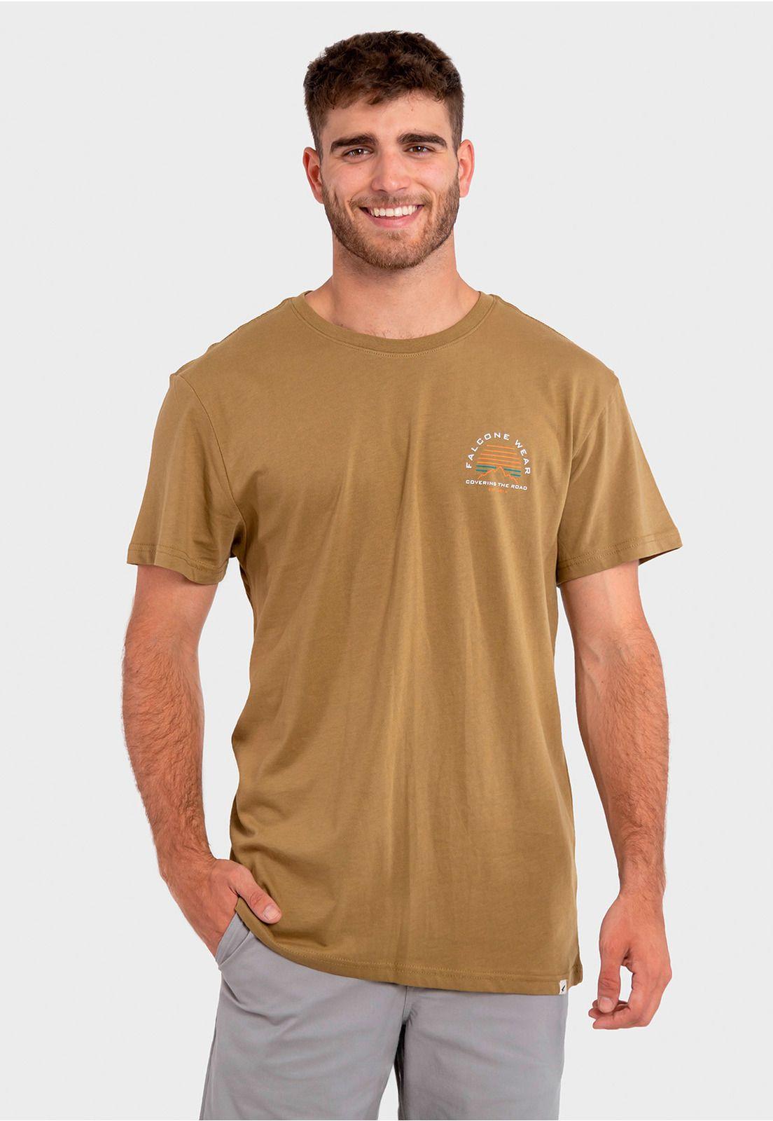 Polera Orgánica Horizon View Verde Falcone-0