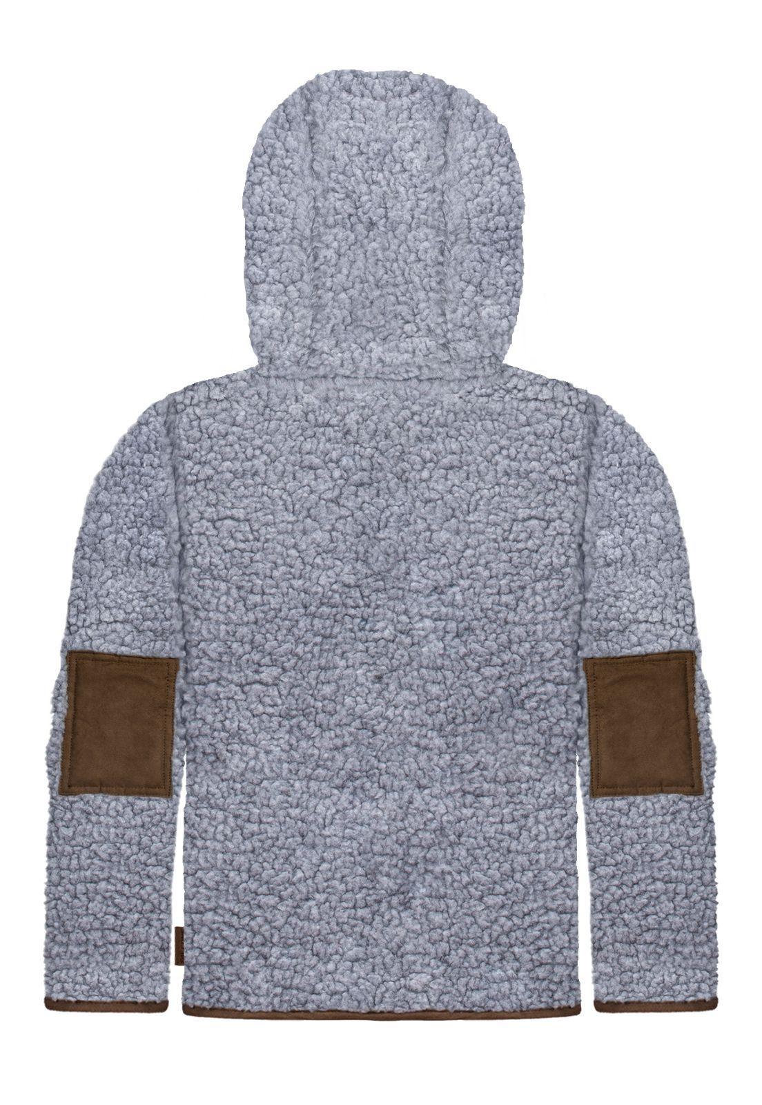 Chaqueta Chiporro Clásica Gris Niño Falcone-1