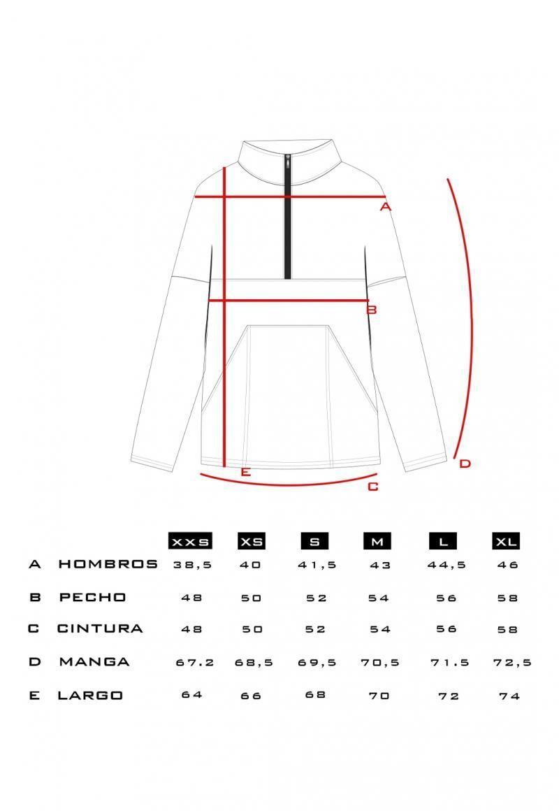 Polerón Clásico Sin Gorro All Day Naranjo Falcone-2