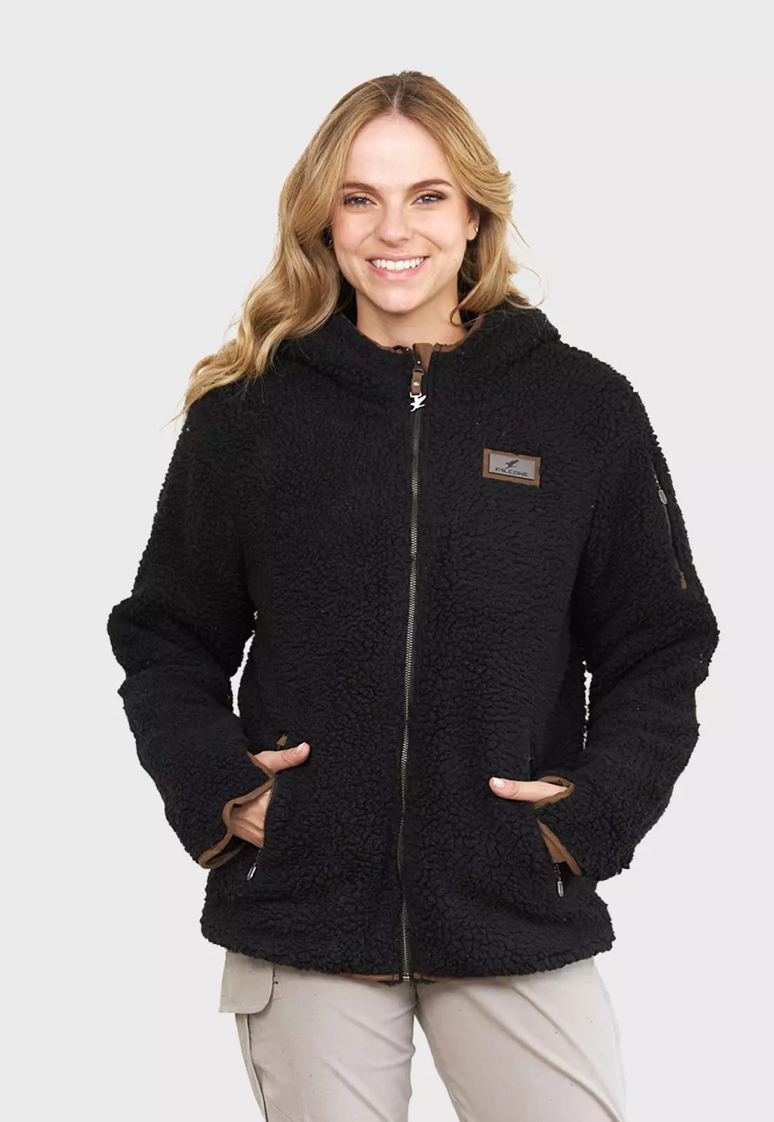 Chaqueta Chiporro Clásica Negro Liso Mujer.-0