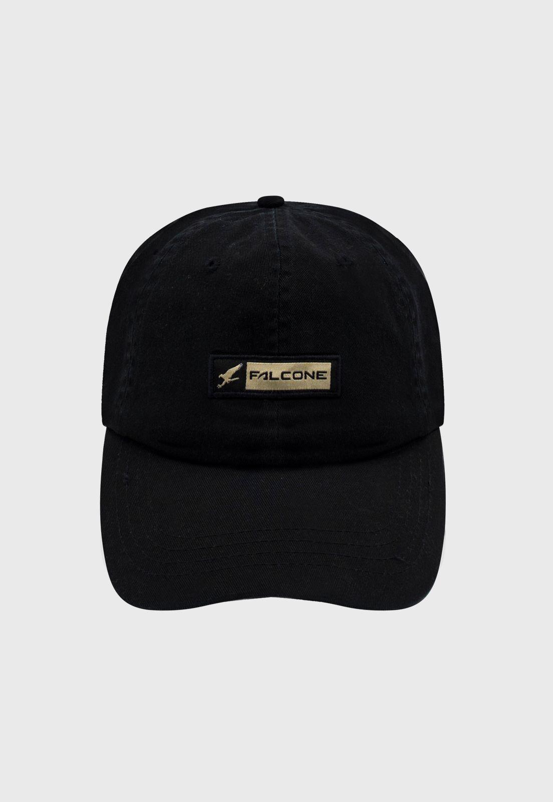 Gorro Rectangular Logo Negro Falcone-0