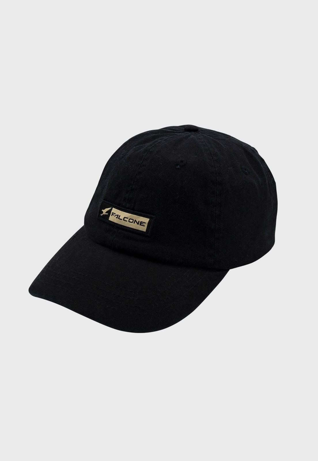 Gorro Rectangular Logo Negro Falcone-1