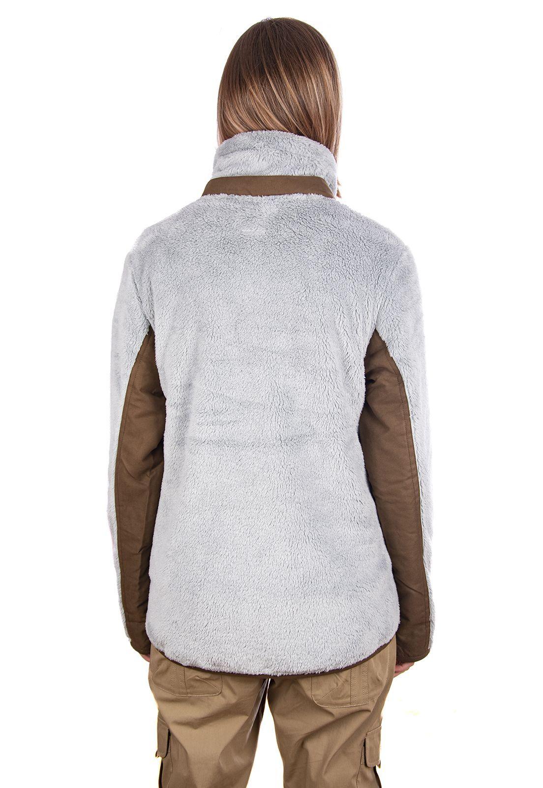 Chaqueta Mujer Chiporro Shaggy Lander Gris Plata-3