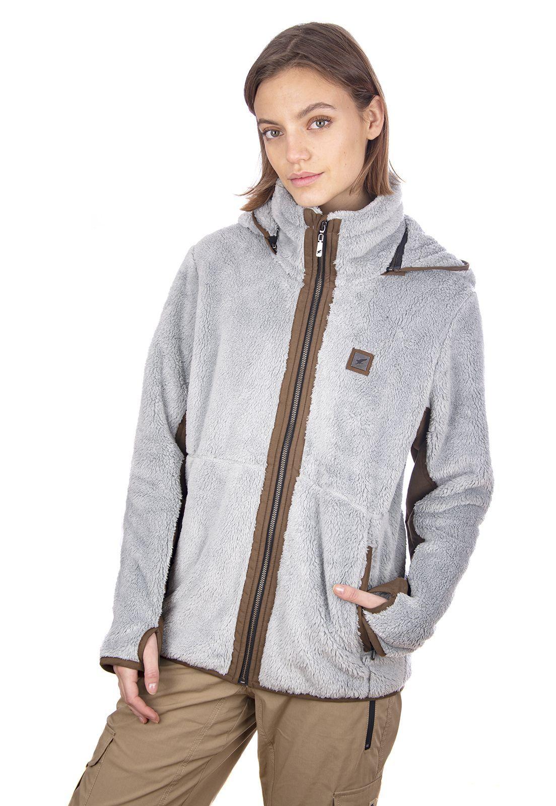 Chaqueta Mujer Chiporro Shaggy Lander Gris Plata-0