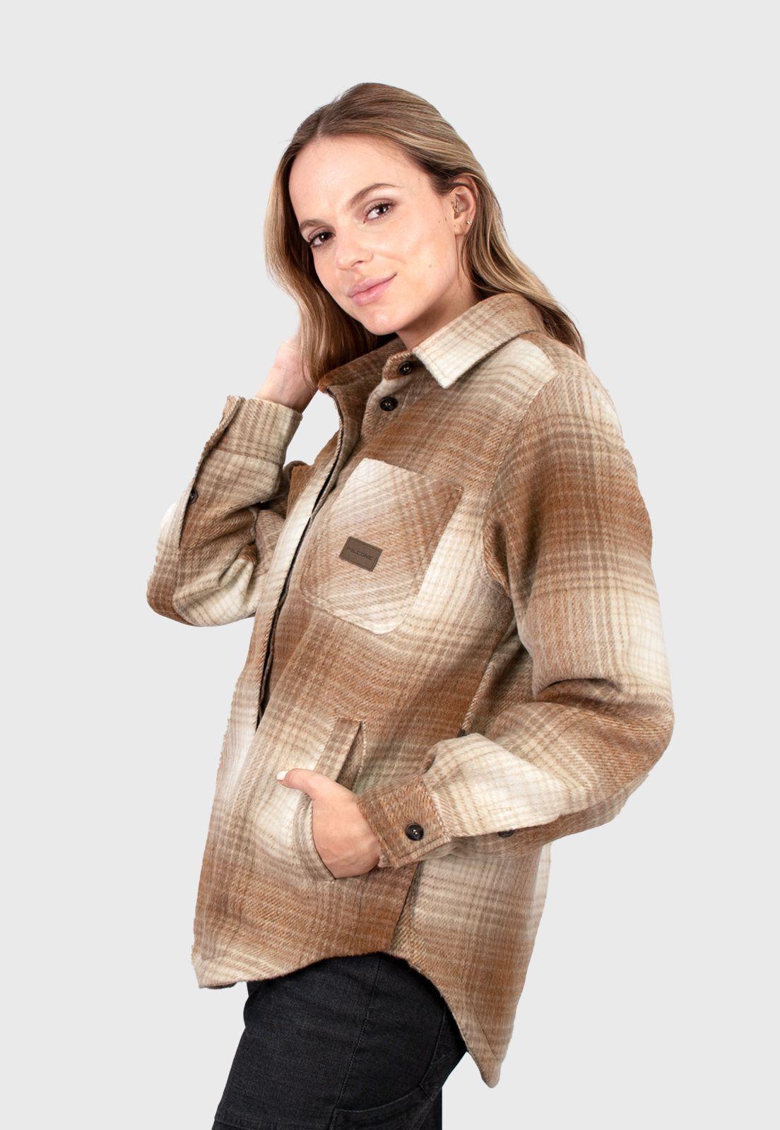 Sobrecamisa Backcountry Beige Mujer falcone.-1