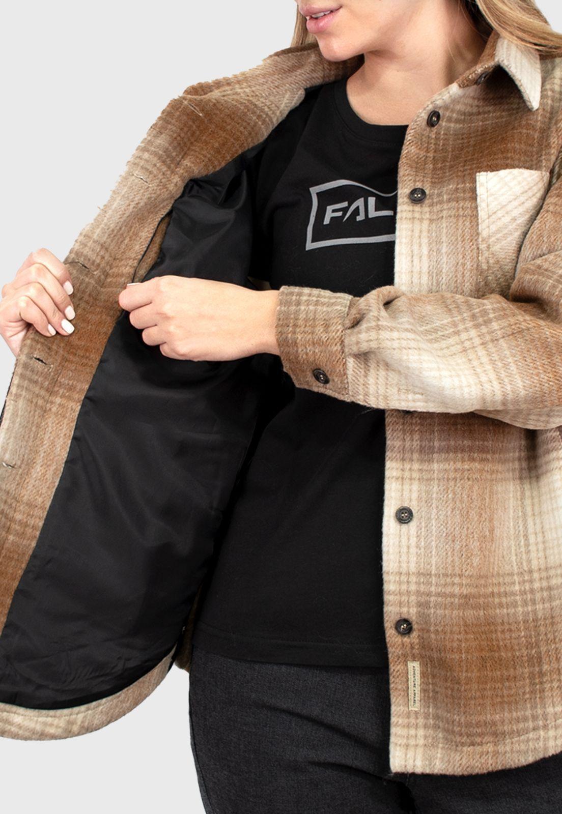 Sobrecamisa Backcountry Beige Mujer falcone.-5
