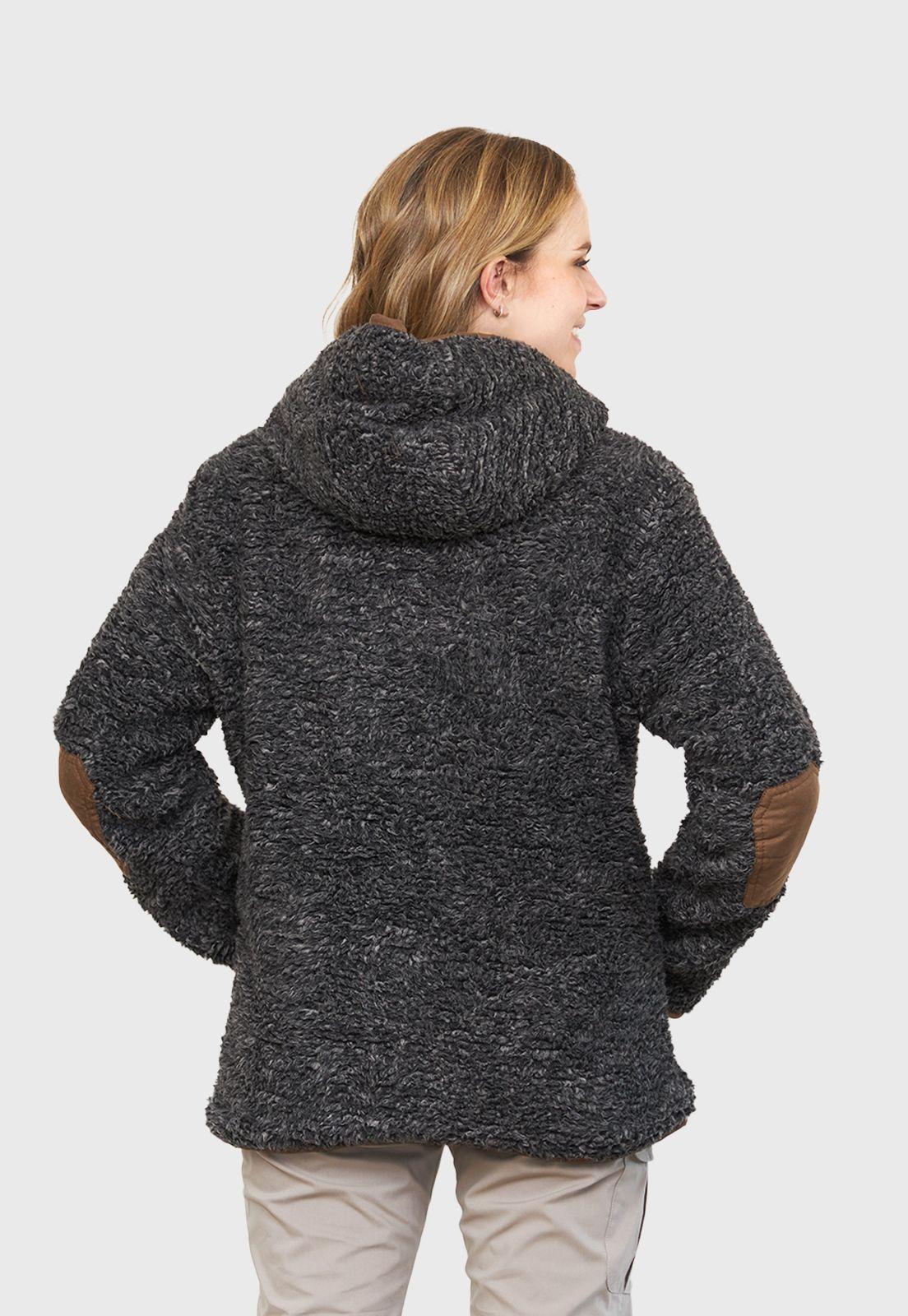 Chaqueta Chiporro Clásica Negro Melange Mujer-1