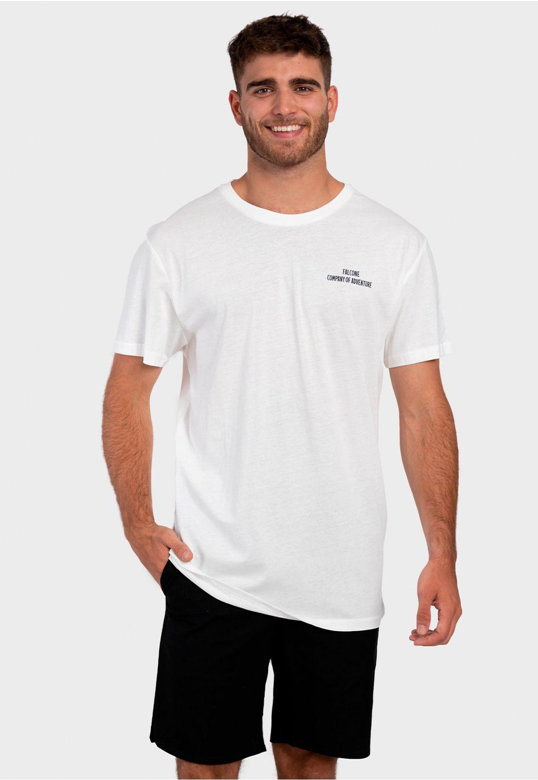 Polera Orgánica COA Blanco Falcone-0