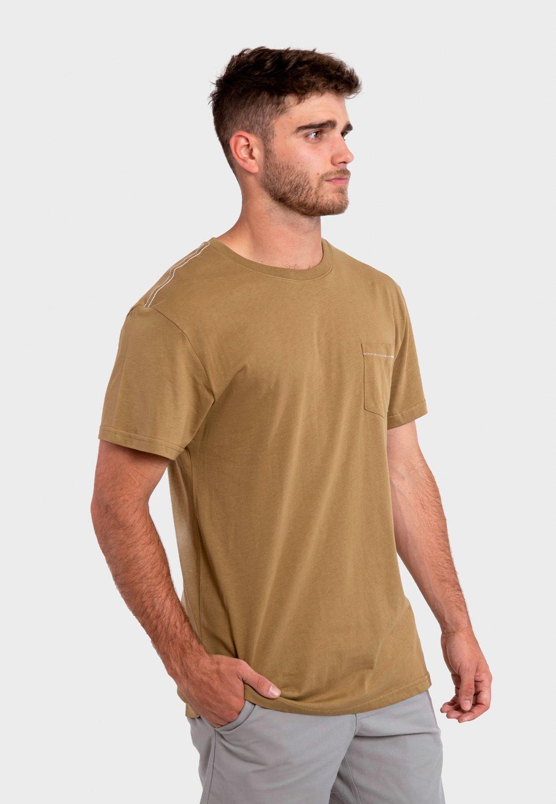 Polera Orgánica con Bolsillo Verde Falcone-2